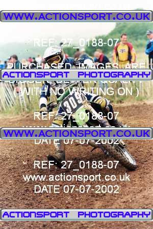 Photo: 27_0188-07 ActionSport Photography 07/07/2002 AMCA Marshfield MXC - Marshfield _4_125JuniorsGroup2 #309