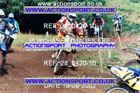 Photo: 28_0420-10 ActionSport Photography 18/08/2002 AMCA Teignbridge MXC - Littlehempston  _4_JuniorsGroup2 #33