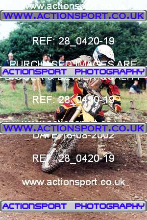 Photo: 28_0420-19 ActionSport Photography 18/08/2002 AMCA Teignbridge MXC - Littlehempston  _4_JuniorsGroup2 #33