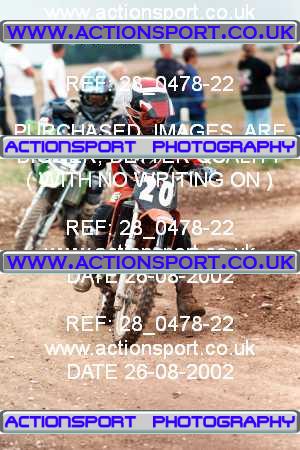 Photo: 28_0478-22 ActionSport Photography 26/08/2002 YMSA Poole & Parkstone MC - Winterbourne Gunner _4_65s #20