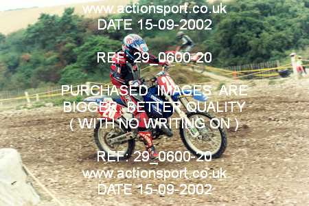 Photo: 29_0600-20 ActionSport Photography 15/09/2002 YMSA Hants & Dorset Youth AMC - Foxholes, Bishopsbourne _2_ExpertsB #26