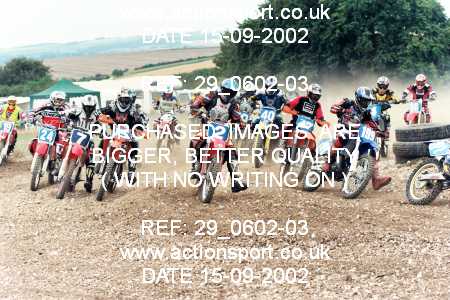 Photo: 29_0602-03 ActionSport Photography 15/09/2002 YMSA Hants & Dorset Youth AMC - Foxholes, Bishopsbourne _3_Senior125s #40