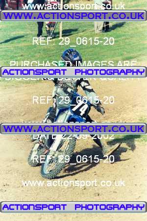 Photo: 29_0615-20 ActionSport Photography 22/09/2002 AMCA Worcester MCC - Tirley  _1_125Juniors #74