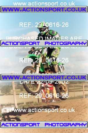 Photo: 29_0616-26 ActionSport Photography 22/09/2002 AMCA Worcester MCC - Tirley  _1_125Juniors #67