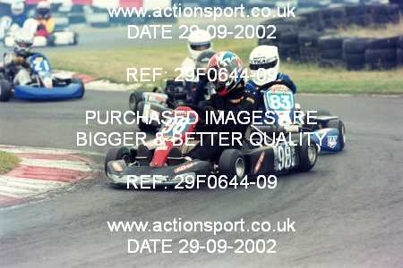Photo: 29F0644-09 ActionSport Photography 29/09/2002 NKRA Kart Finals - Fulbeck  _8_JuniorTKM #98