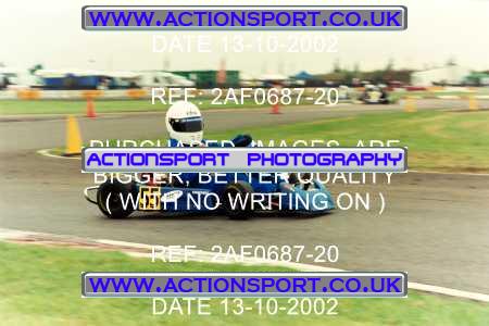 Photo: 2AF0687-20 ActionSport Photography 13/10/2002 Hunts Kart Club - Kimbolton  _2_Cadets #55