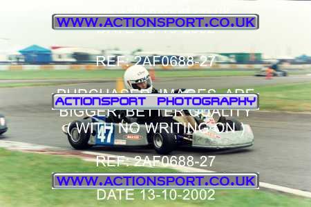 Photo: 2AF0688-27 ActionSport Photography 13/10/2002 Hunts Kart Club - Kimbolton  _1_JuniorTKM #47
