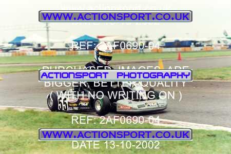 Photo: 2AF0690-04 ActionSport Photography 13/10/2002 Hunts Kart Club - Kimbolton  _6_JuniorMax_MiniMax_JuniorTKMInter #55