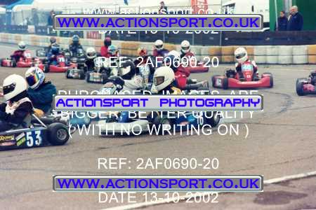 Photo: 2AF0690-20 ActionSport Photography 13/10/2002 Hunts Kart Club - Kimbolton  _1_JuniorTKM #39