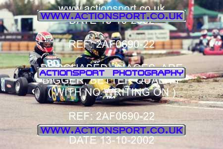 Photo: 2AF0690-22 ActionSport Photography 13/10/2002 Hunts Kart Club - Kimbolton  _1_JuniorTKM #80