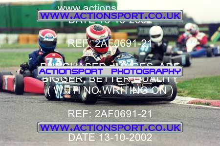 Photo: 2AF0691-21 ActionSport Photography 13/10/2002 Hunts Kart Club - Kimbolton  _1_JuniorTKM #32