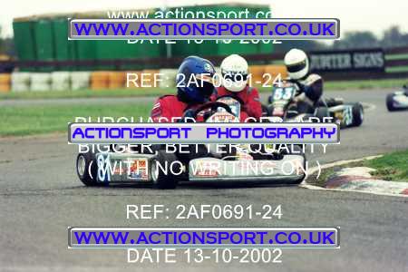 Photo: 2AF0691-24 ActionSport Photography 13/10/2002 Hunts Kart Club - Kimbolton  _1_JuniorTKM #81