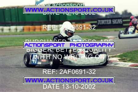 Photo: 2AF0691-32 ActionSport Photography 13/10/2002 Hunts Kart Club - Kimbolton  _1_JuniorTKM #47