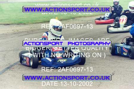 Photo: 2AF0697-13 ActionSport Photography 13/10/2002 Hunts Kart Club - Kimbolton  _5_SeniorTKM #92