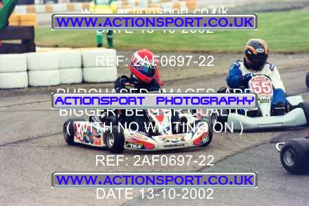 Photo: 2AF0697-22 ActionSport Photography 13/10/2002 Hunts Kart Club - Kimbolton  _5_SeniorTKM #39