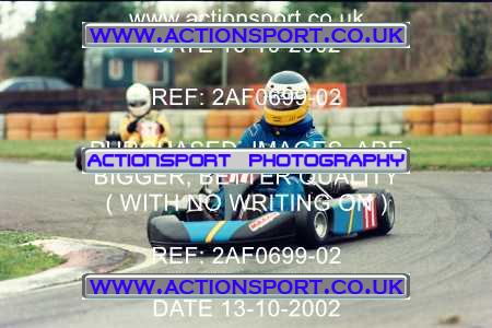 Photo: 2AF0699-02 ActionSport Photography 13/10/2002 Hunts Kart Club - Kimbolton  _5_SeniorTKM #17