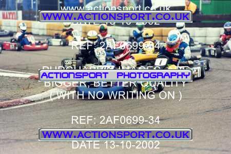 Photo: 2AF0699-34 ActionSport Photography 13/10/2002 Hunts Kart Club - Kimbolton  _6_JuniorMax_MiniMax_JuniorTKMInter #9990