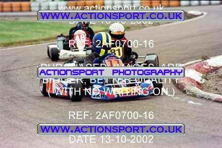 Photo: 2AF0700-16 ActionSport Photography 13/10/2002 Hunts Kart Club - Kimbolton  _6_JuniorMax_MiniMax_JuniorTKMInter #77