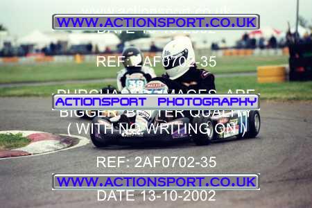 Photo: 2AF0702-35 ActionSport Photography 13/10/2002 Hunts Kart Club - Kimbolton  _1_JuniorTKM #77