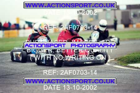 Photo: 2AF0703-14 ActionSport Photography 13/10/2002 Hunts Kart Club - Kimbolton  _1_JuniorTKM #25