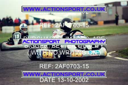 Photo: 2AF0703-15 ActionSport Photography 13/10/2002 Hunts Kart Club - Kimbolton  _1_JuniorTKM #39
