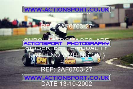 Photo: 2AF0703-27 ActionSport Photography 13/10/2002 Hunts Kart Club - Kimbolton  _1_JuniorTKM #39