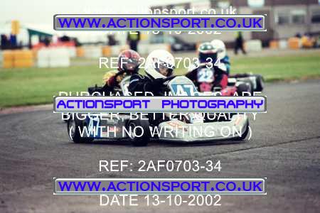 Photo: 2AF0703-34 ActionSport Photography 13/10/2002 Hunts Kart Club - Kimbolton  _1_JuniorTKM #47