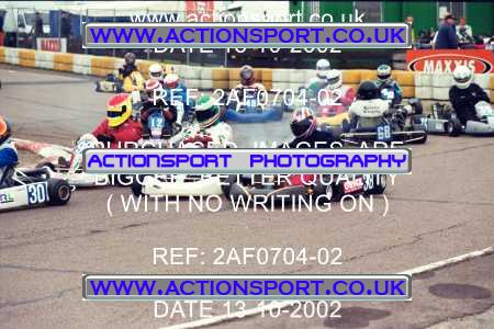 Photo: 2AF0704-02 ActionSport Photography 13/10/2002 Hunts Kart Club - Kimbolton  _7_RotaxMax #12