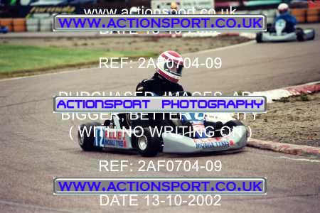 Photo: 2AF0704-09 ActionSport Photography 13/10/2002 Hunts Kart Club - Kimbolton  _7_RotaxMax #12