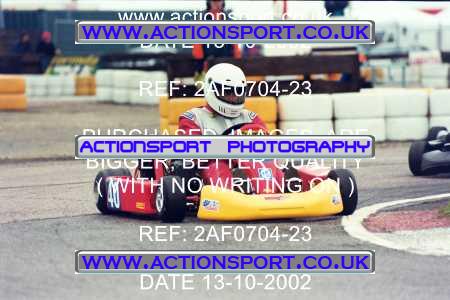 Photo: 2AF0704-23 ActionSport Photography 13/10/2002 Hunts Kart Club - Kimbolton  _7_RotaxMax #40