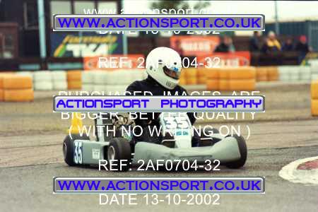 Photo: 2AF0704-32 ActionSport Photography 13/10/2002 Hunts Kart Club - Kimbolton  _7_RotaxMax #35