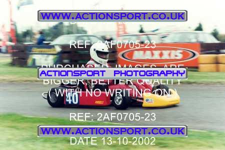 Photo: 2AF0705-23 ActionSport Photography 13/10/2002 Hunts Kart Club - Kimbolton  _7_RotaxMax #40