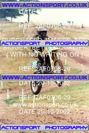 Photo: 2AF0708-29 ActionSport Photography 20/10/2002 AMCA Polesworth MXC - Stipers Hill _0_JuniorsPractice #30