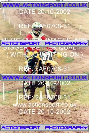 Photo: 2AF0708-31 ActionSport Photography 20/10/2002 AMCA Polesworth MXC - Stipers Hill _0_JuniorsPractice #37