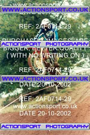 Photo: 2AF0714-29 ActionSport Photography 20/10/2002 AMCA Polesworth MXC - Stipers Hill _3_250-750Experts #27