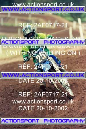 Photo: 2AF0717-21 ActionSport Photography 20/10/2002 AMCA Polesworth MXC - Stipers Hill _4_InterJuniors #25