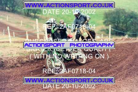 Photo: 2AF0718-04 ActionSport Photography 20/10/2002 AMCA Polesworth MXC - Stipers Hill _5_125JuniorsGroup1 #69