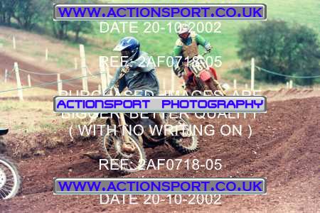Photo: 2AF0718-05 ActionSport Photography 20/10/2002 AMCA Polesworth MXC - Stipers Hill _5_125JuniorsGroup1 #69