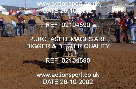 Photo: 02104590 ActionSport Photography 26/10/2002 Weston Beach Race  _1_QuadsAndSidecars #91