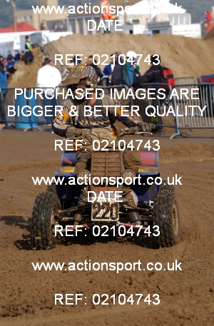 Photo: 02104743 ActionSport Photography 26/10/2002 Weston Beach Race  _1_QuadsAndSidecars #220