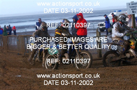 Photo: 02110397 ActionSport Photography 26/10/2002 Weston Beach Race  _2_Solos #250