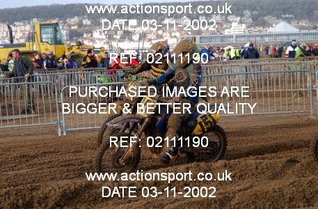 Photo: 02111190 ActionSport Photography 26/10/2002 Weston Beach Race  _2_Solos #151