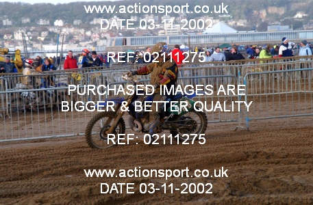 Photo: 02111275 ActionSport Photography 26/10/2002 Weston Beach Race  _2_Solos #250