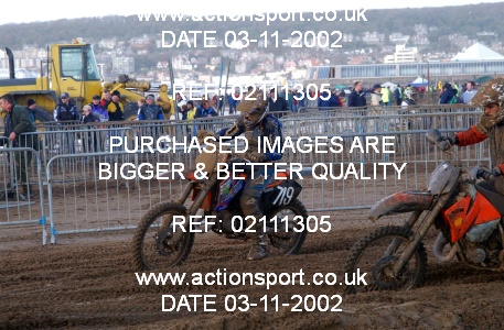 Photo: 02111305 ActionSport Photography 26/10/2002 Weston Beach Race  _2_Solos #719