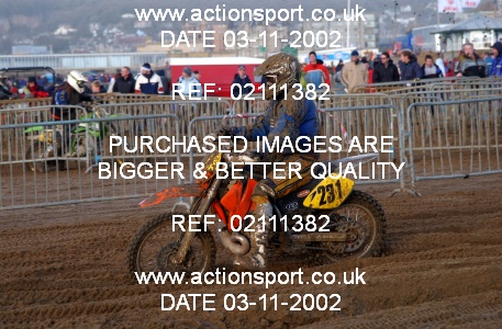 Photo: 02111382 ActionSport Photography 26/10/2002 Weston Beach Race  _2_Solos #231