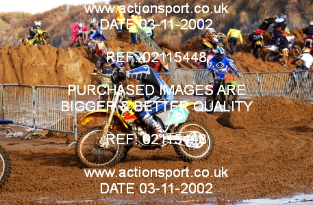 Photo: 02115448 ActionSport Photography 26/10/2002 Weston Beach Race  _2_Solos #557