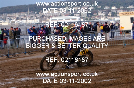 Photo: 02116187 ActionSport Photography 26/10/2002 Weston Beach Race  _2_Solos #421