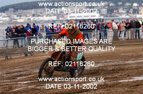 Photo: 02116260 ActionSport Photography 26/10/2002 Weston Beach Race  _2_Solos #999