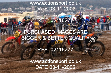 Photo: 02116277 ActionSport Photography 26/10/2002 Weston Beach Race  _2_Solos #719