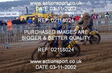 Photo: 02118024 ActionSport Photography 26/10/2002 Weston Beach Race  _2_Solos #151